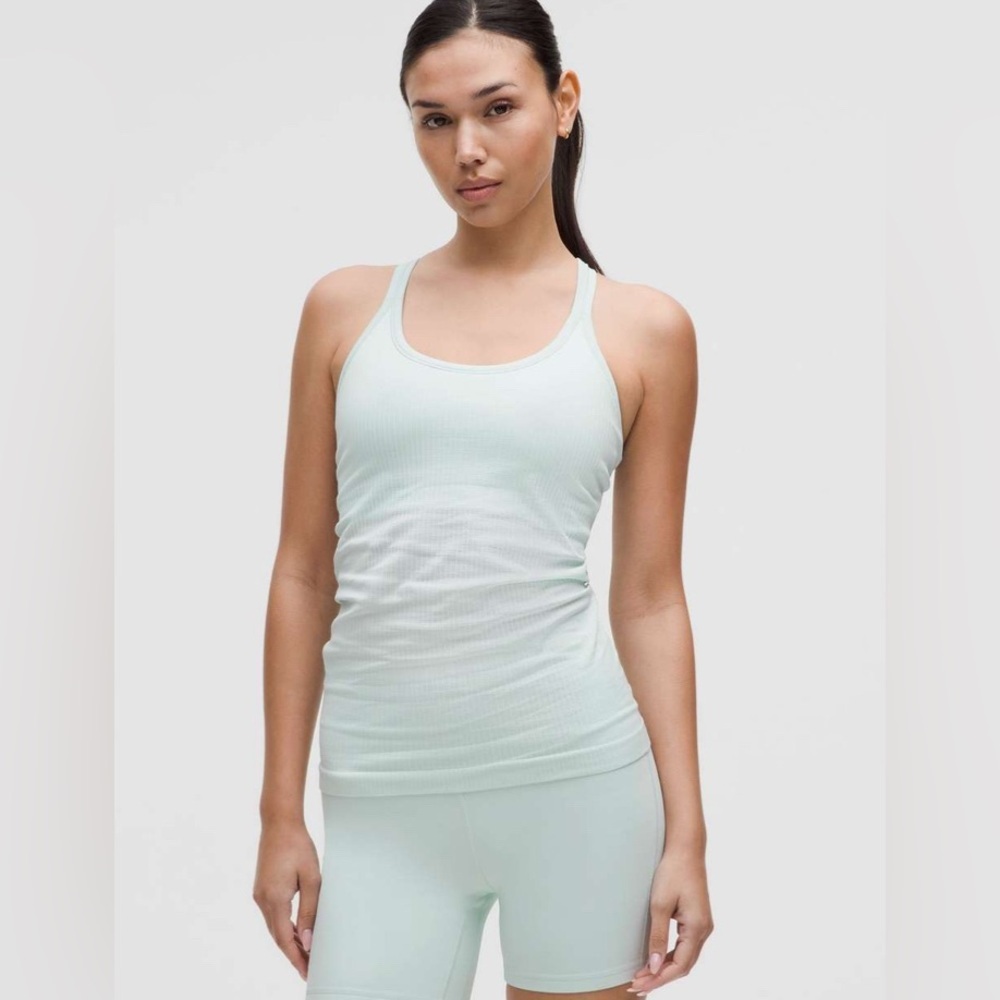 Size 14 NWOT Lululemon Ebb to Street Tank Top Mint Breeze